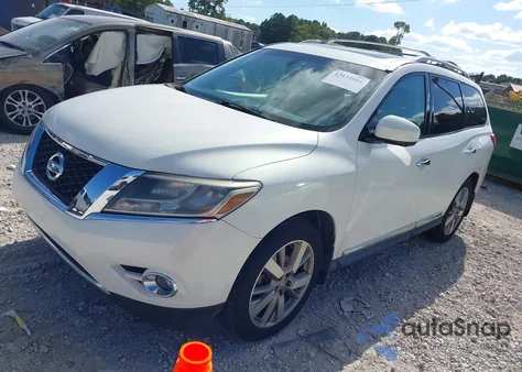 2014 Nissan Pathfinder Platinum from USA, damaged, VIN 5N1AR2MM7EC630537